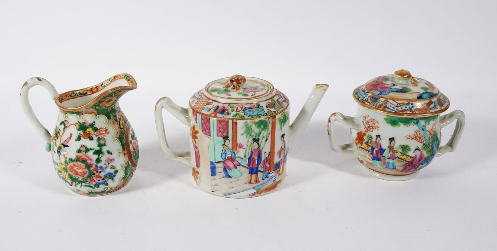 Chinese Export Rose Medallion Porcelain Grouping (1 of 1)