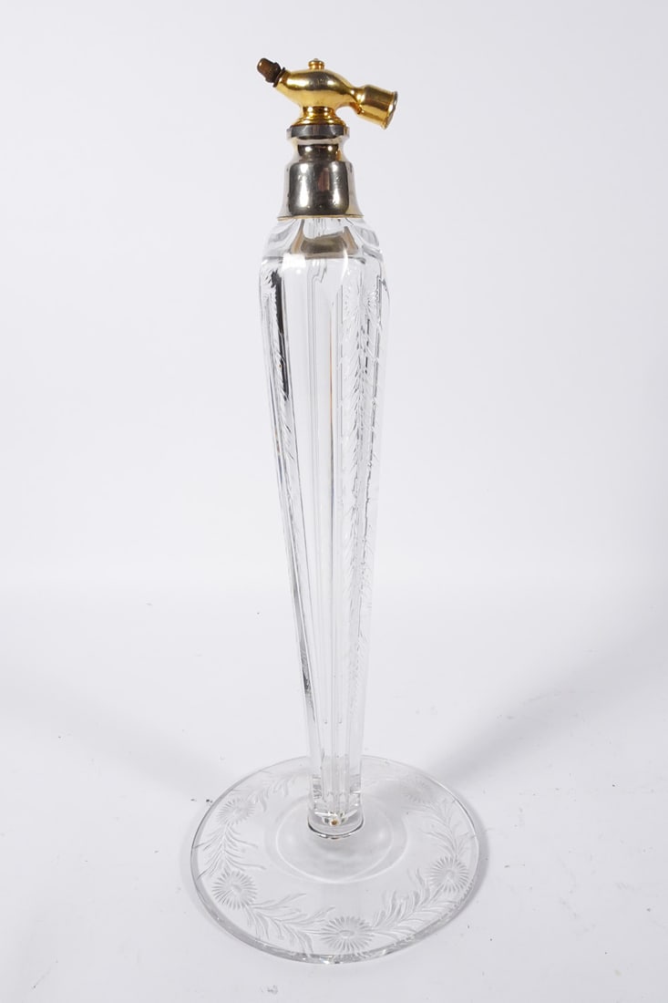 T.G. Hawkes and Co. Crystal Glass Atomizer (1 of 2)