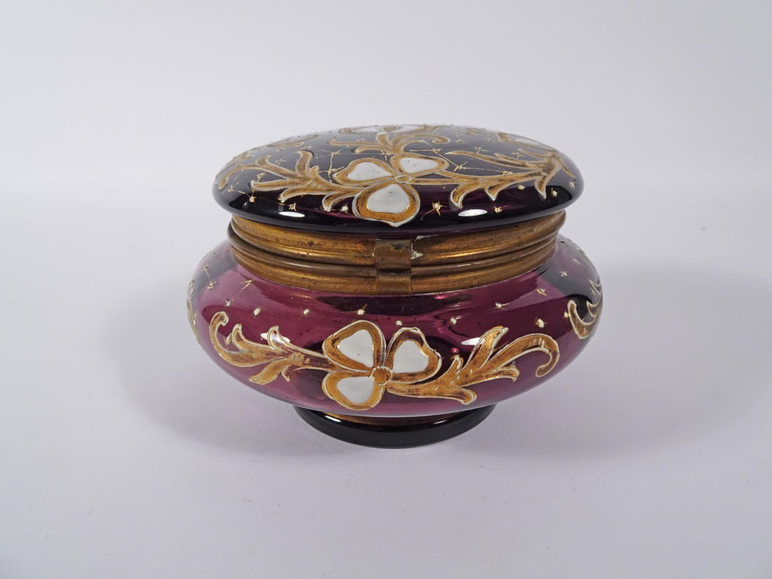 Moser Glass Powder Jar (1 of 1)