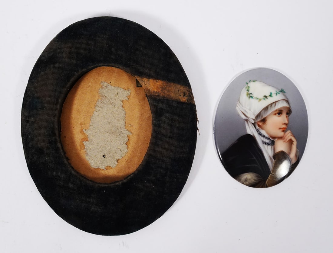 KPM German Porcelain Portrait Plaque (1 of 1)