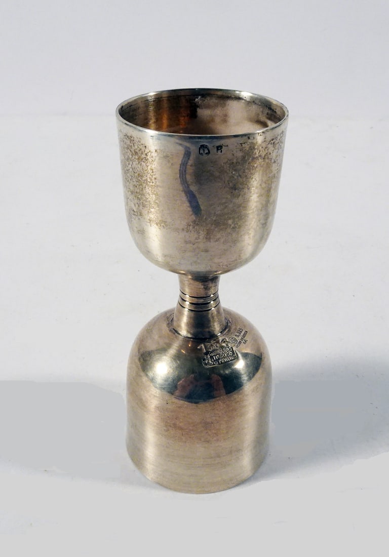 Sanborns Mexican Sterling Silver Jigger (1 of 4)