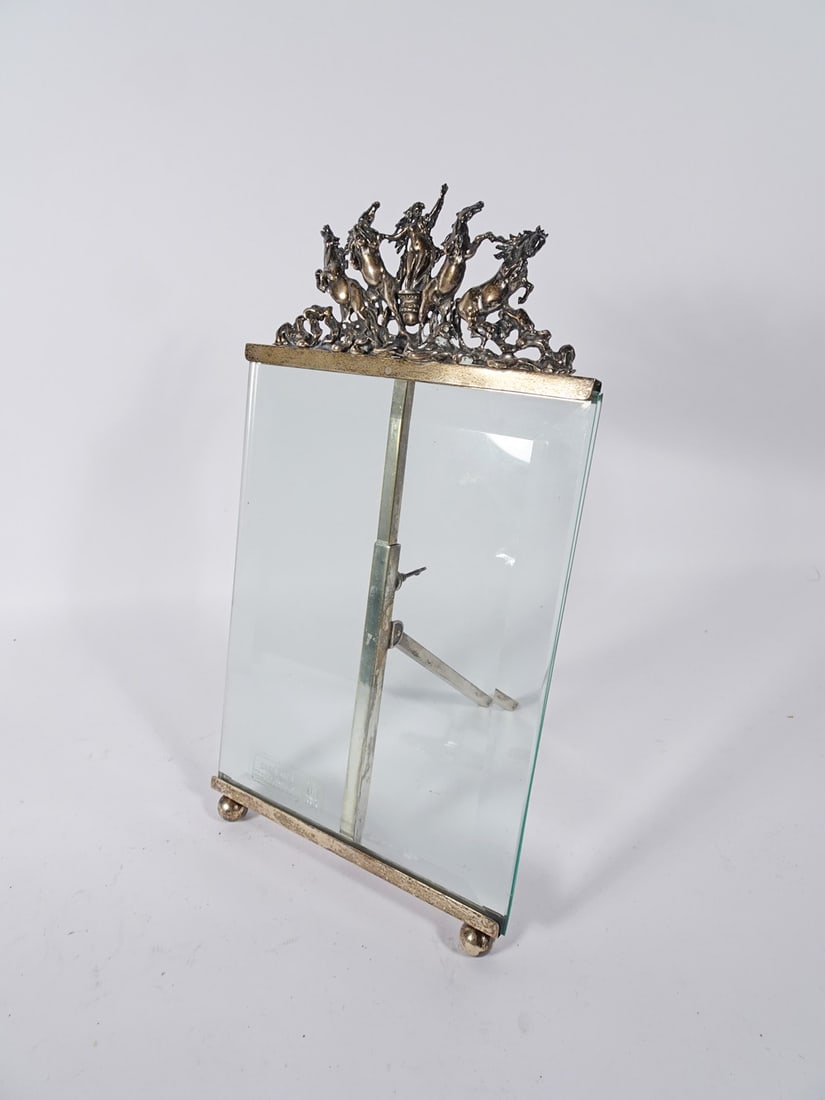 Italian Sterling Silver and Glass Picture Frame (1 of 2)