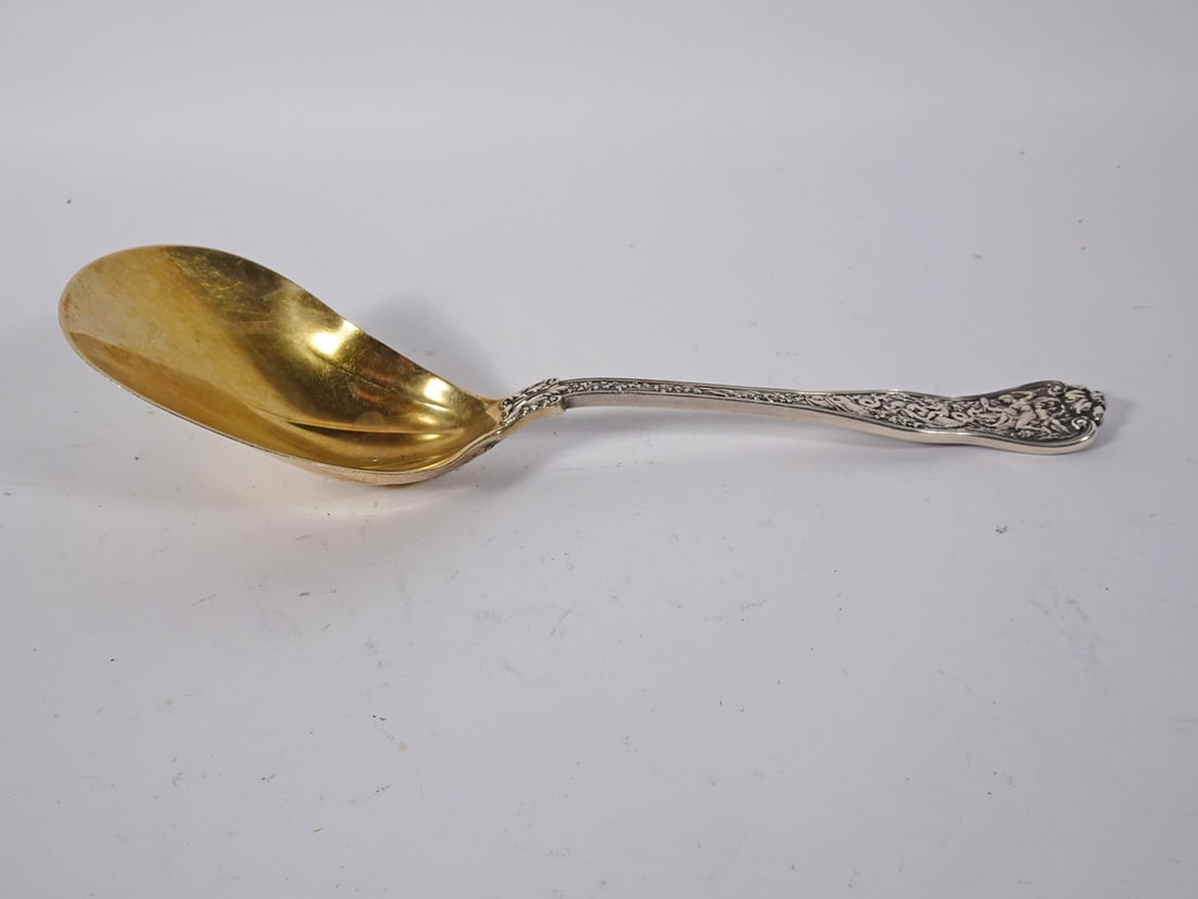 Tiffany Sterling Silver Berry Casserole Spoon (1 of 1)