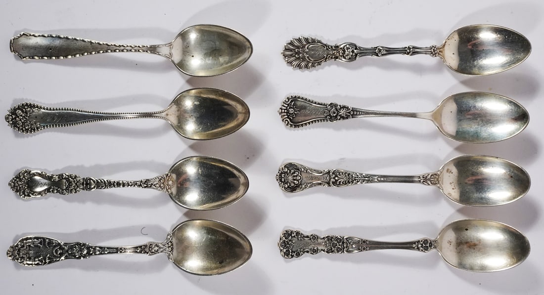 Sterling Silver Teaspoons Grouping (1 of 1)