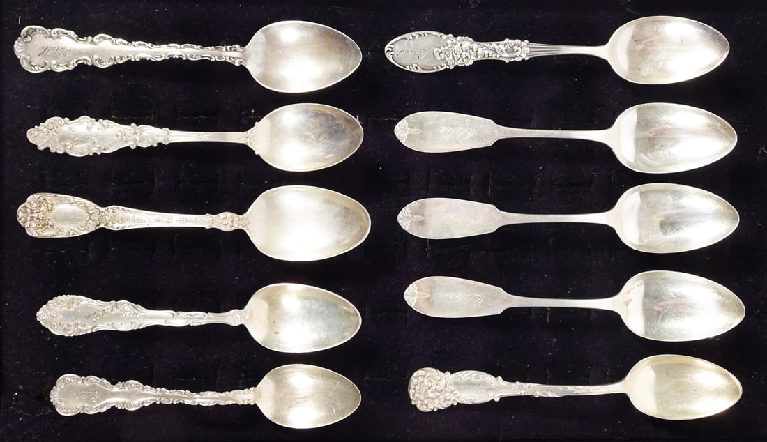 Sterling Silver Spoons Grouping (1 of 2)