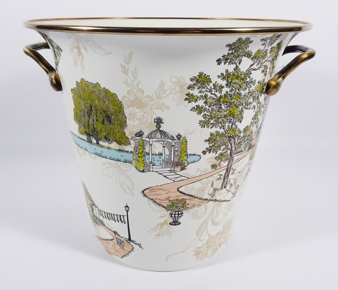 Mackenzie Childs Aurora Collection Ice Bucket (1 of 3)