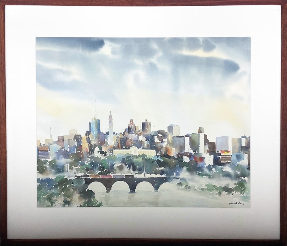 Howard Noel Watson Watercolor on Paper (1 of 2)