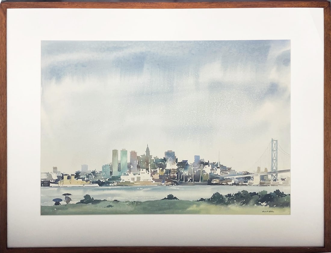 Howard Noel Watson Watercolor on Paper (1 of 2)