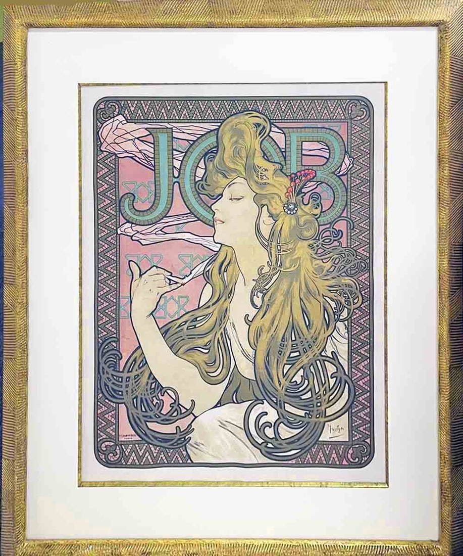 Alphonse Mucha Job Cigarette Papers Poster (1 of 3)
