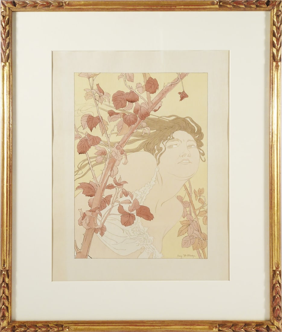 Henri Julien Detouche Colored Lithograph (1 of 2)