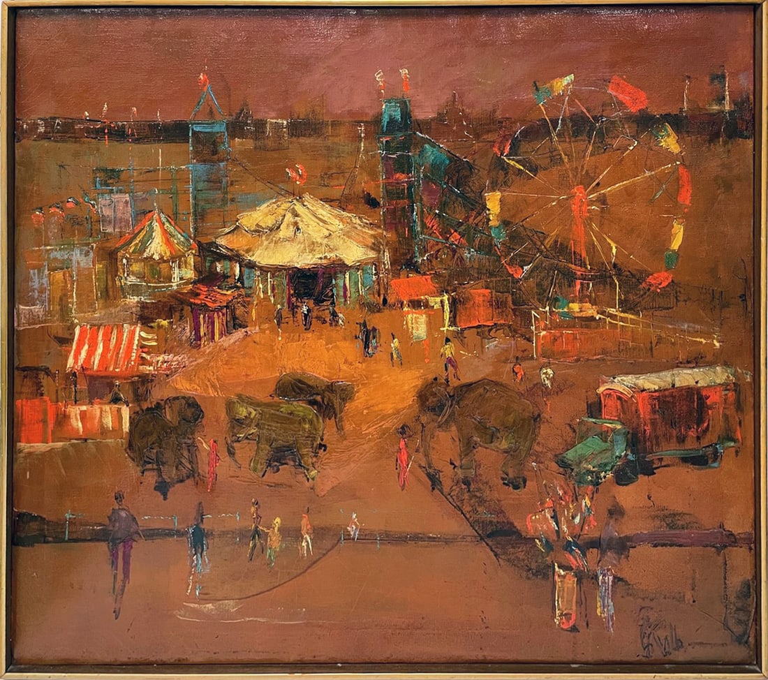 Clara Alexander Kolb Oil on Canvas (1 of 2)