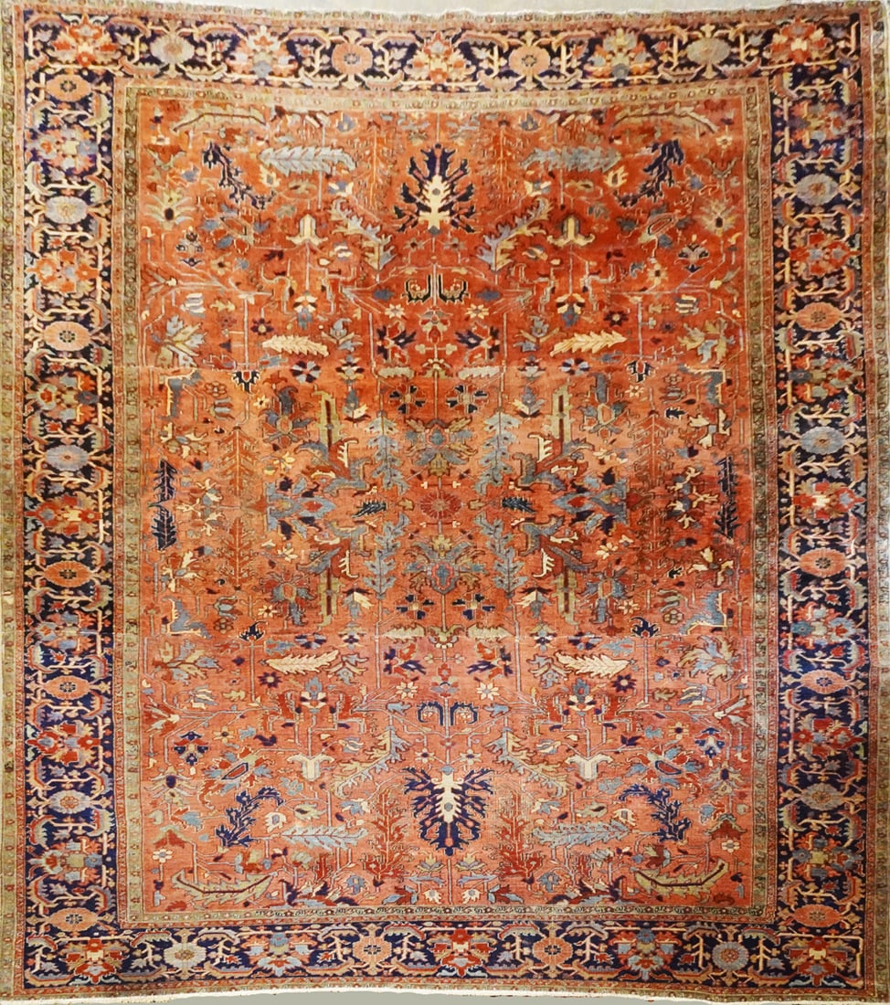 Hand Tied Persian Serape Carpet (1 of 1)