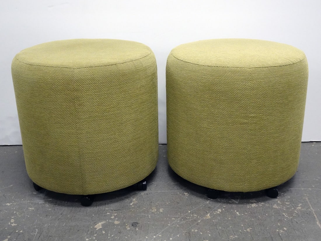 Pair of Bernhardt Furniture Co. Ottoman Stools (1 of 2)