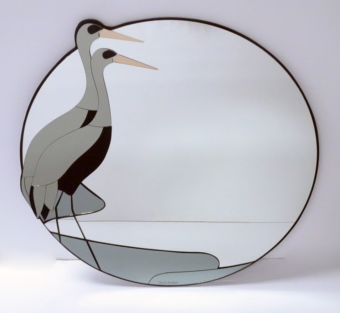 David Marshall Heron Wall Mirror (1 of 2)