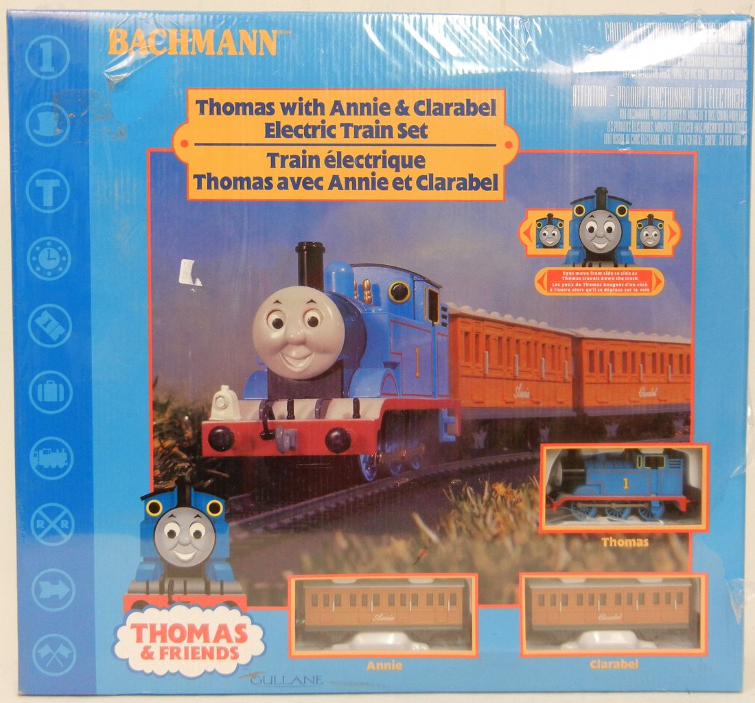 Bachmann Thomas with Annie & Clarabel electric HO: Bachmann Thomas with Annie & Clarabel electric HO train set in sealed box
