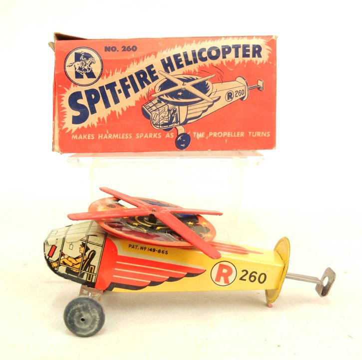 Ranger Steel No. 260 Spit-fire Helicopter in origi: Ranger Steel No. 260 Spit-fire Helicopter in original box