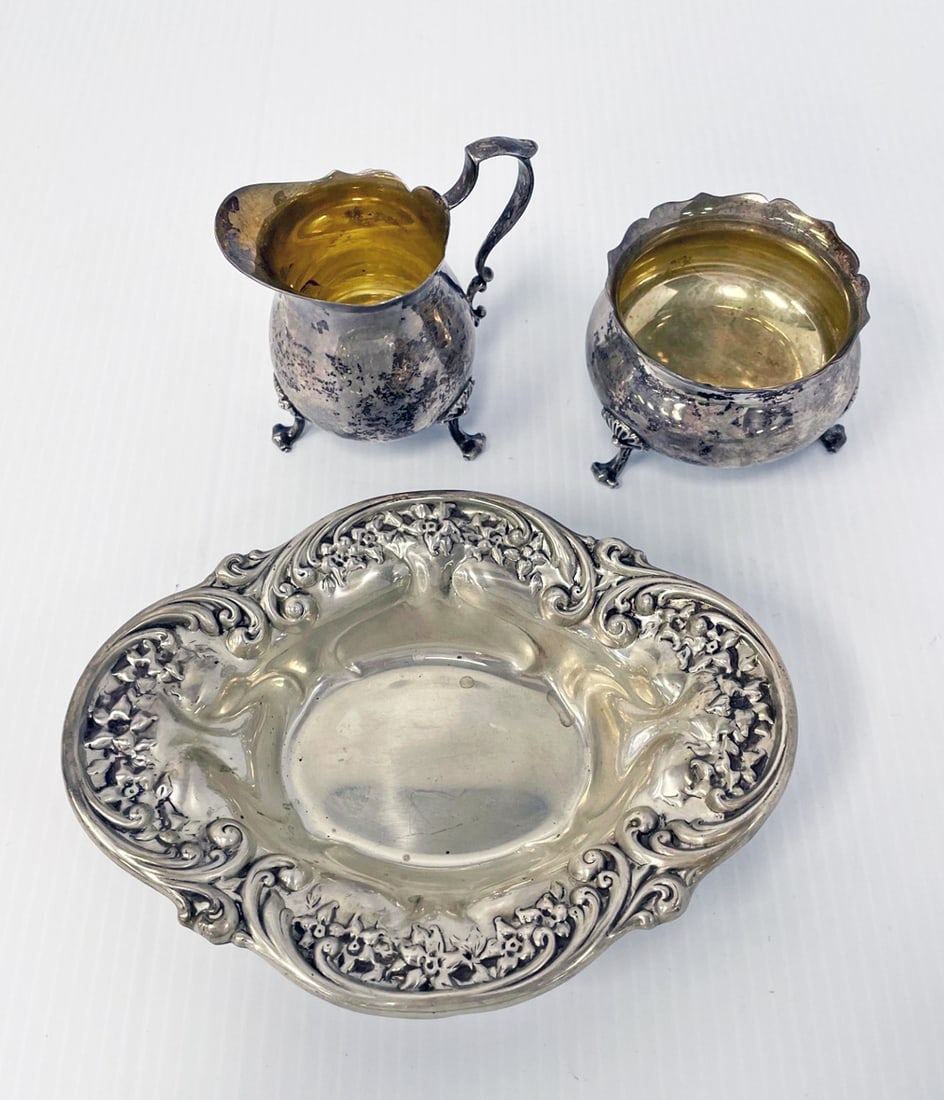 Sterling Silver Holloware Grouping (1 of 1)