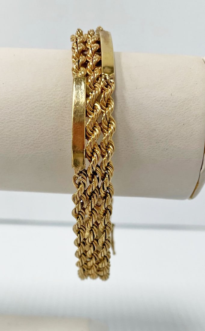 14K Gold Bracelet (1 of 2)