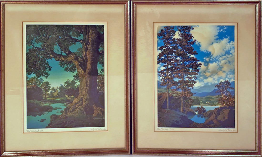 Maxfield Parrish Offset Lithograph Colored Prints (1 of 2)