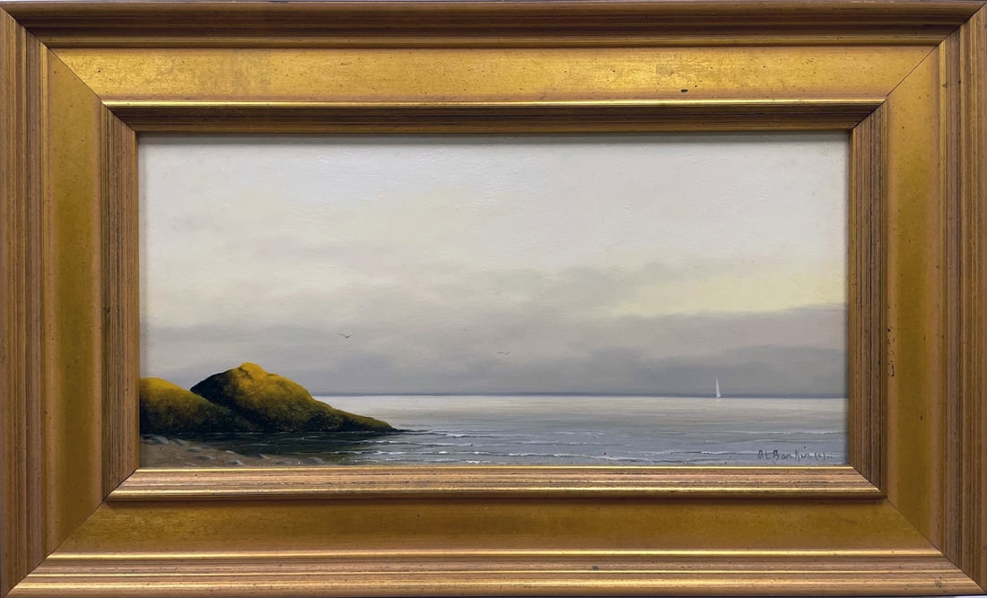 Al Barker Oil on Wood Panel (1 of 2)