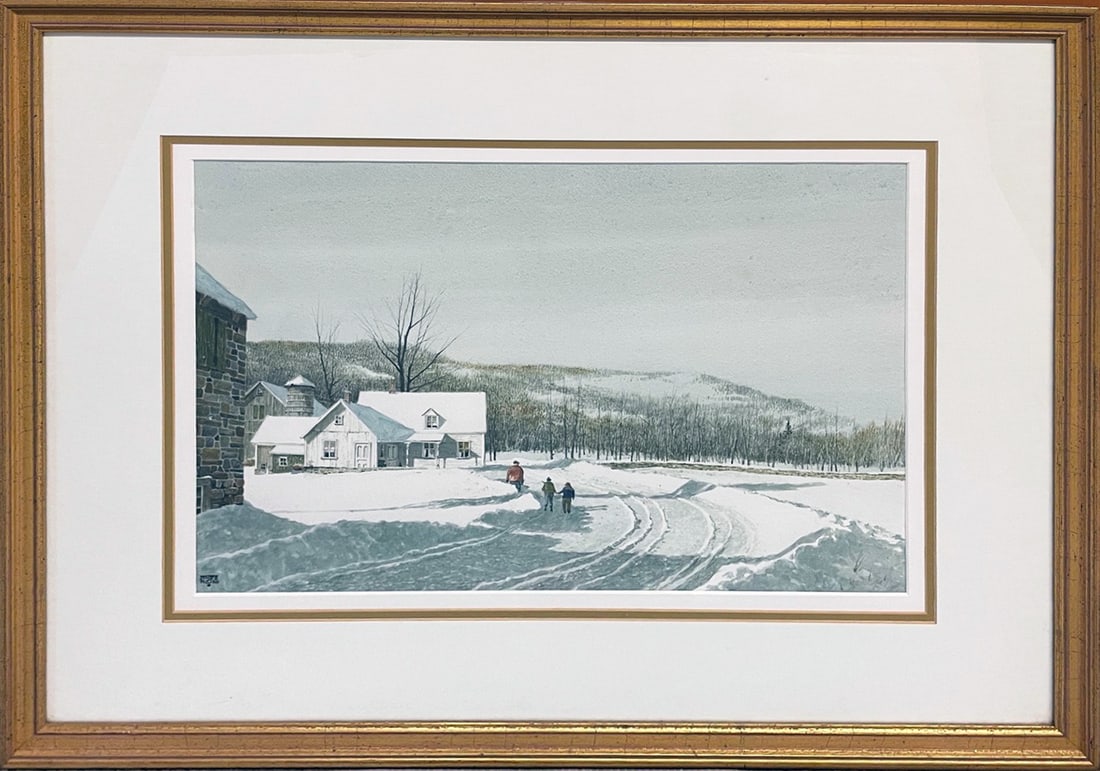 James Ross Watercolor on Paper (1 of 2)