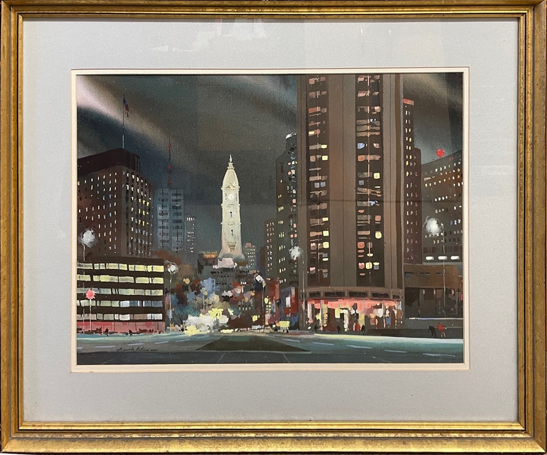 Howard Noel Watson Watercolor on Paper (1 of 2)