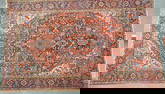 Semi-antique Persian Heriz Carpet