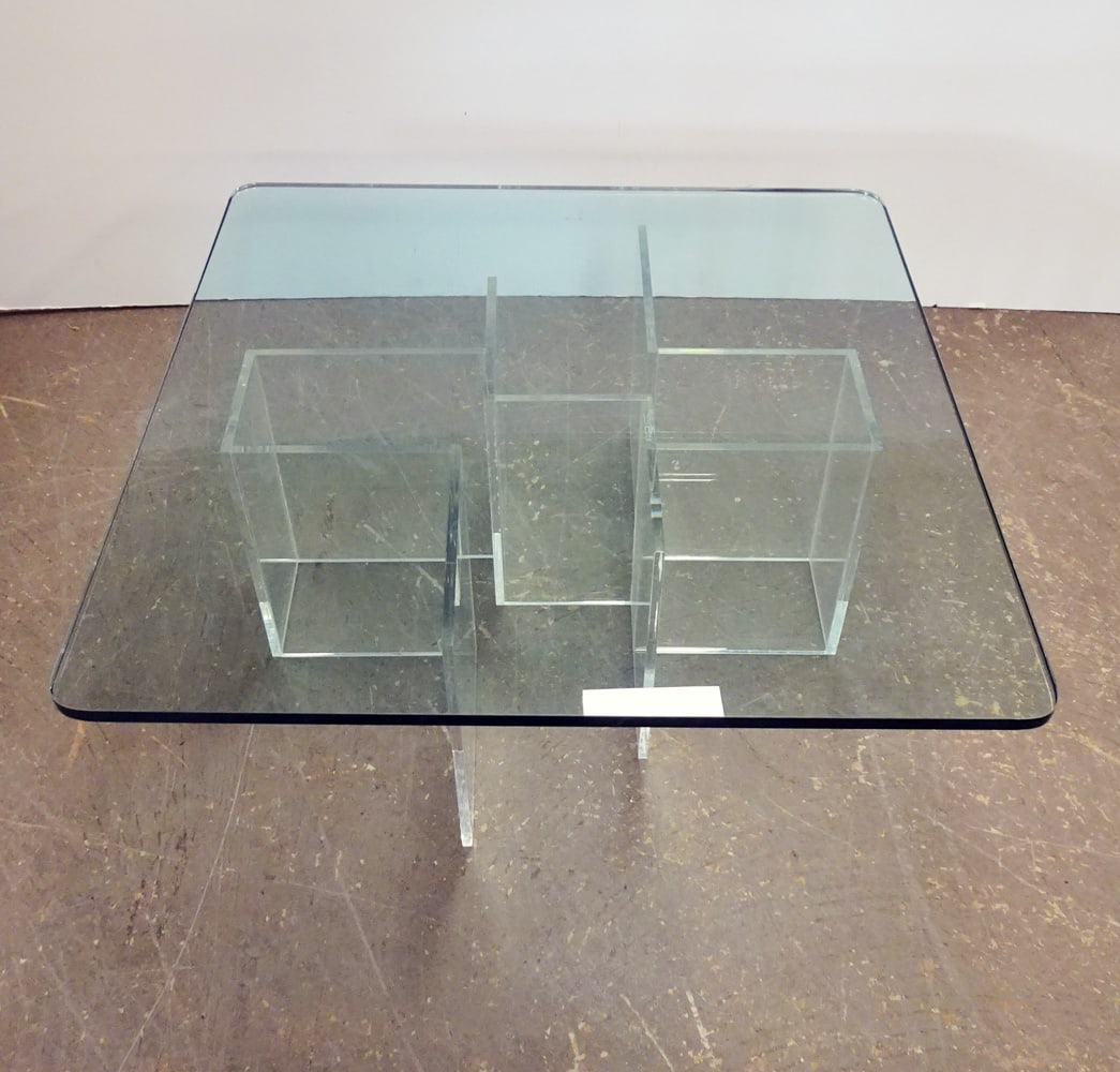 Lucite Cocktail Table (1 of 2)