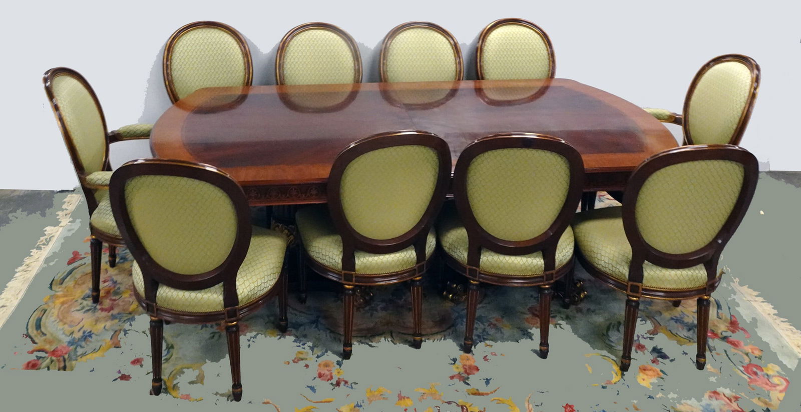 Nancy Corzine Mahogany Dining Room Set (1 of 5)