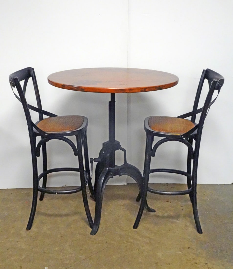 Three Piece Contemporary Bistro Set (1 of 3)