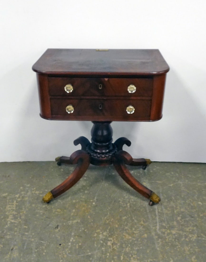 Empire Mahogany Sewing Table (1 of 2)