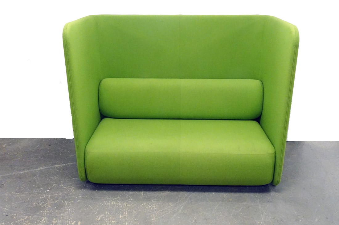 Bernhardt Furniture Co. Tuxedo Arm Sofa (1 of 1)