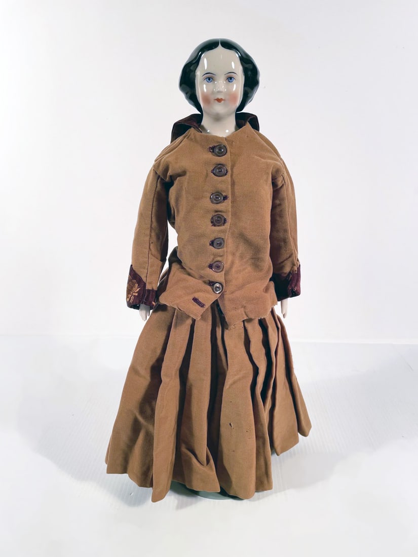 Reproduction Jenny Lind china head doll (1 of 2)