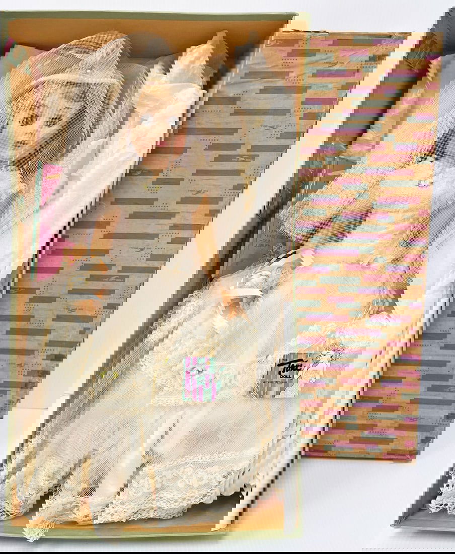 American Character 1950-60 vinyl Toni Bride doll mint in box (1 of 2)