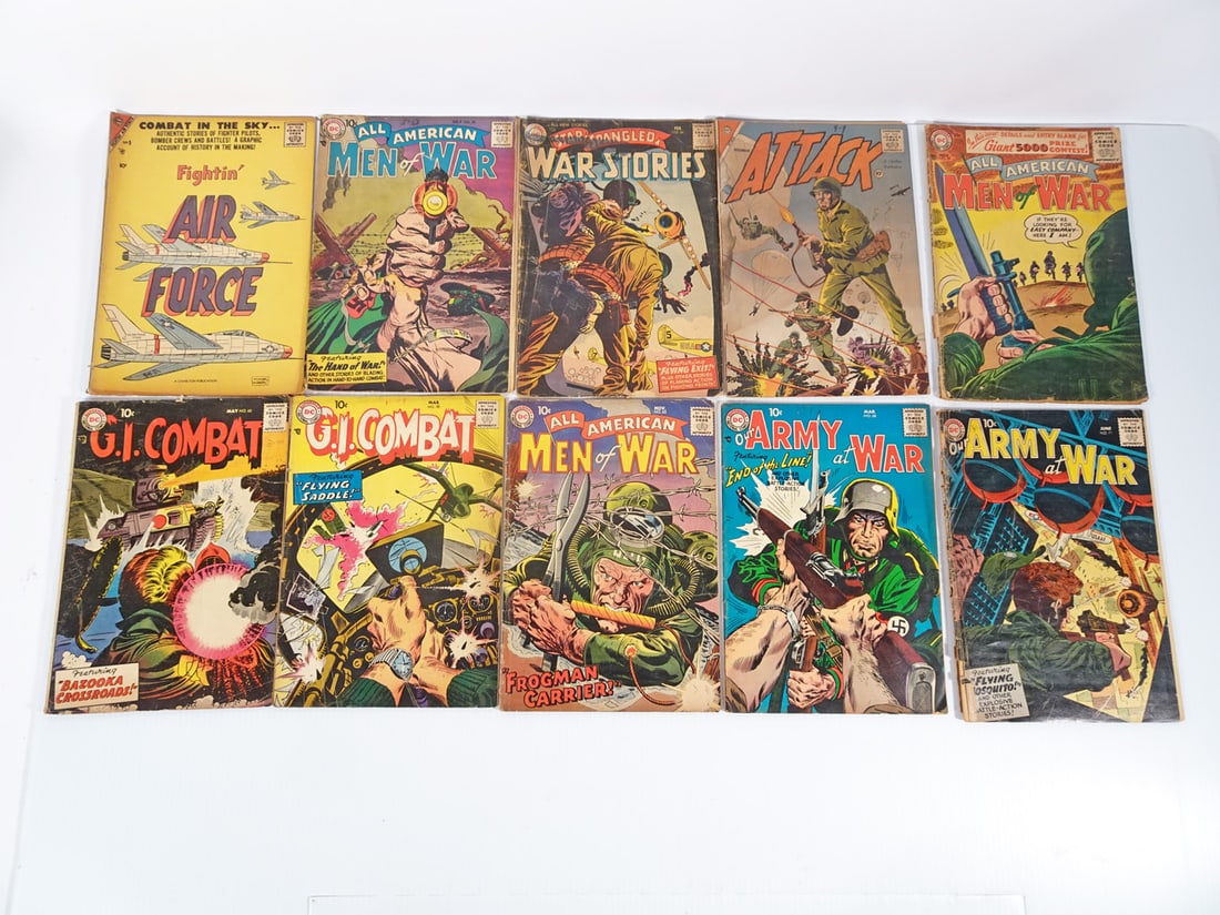Golden Age War Theme Comic Books Grouping (1 of 3)