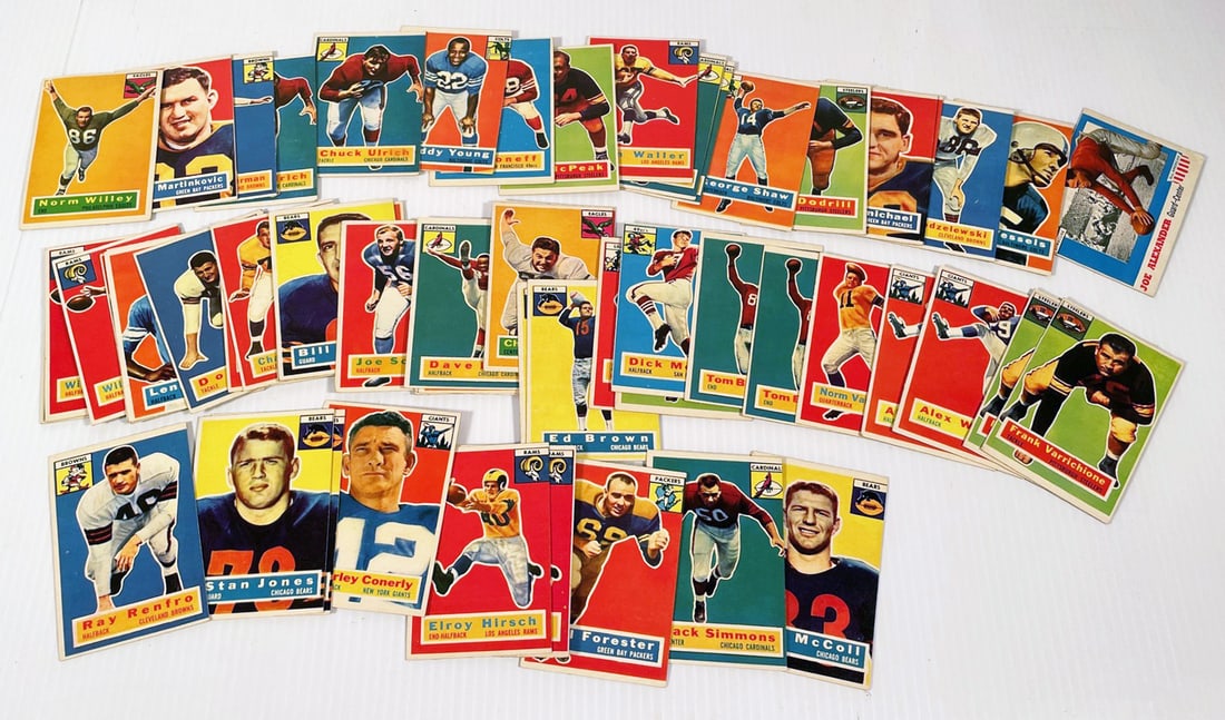 1956 Topps Football Cards Grouping (1 of 2)