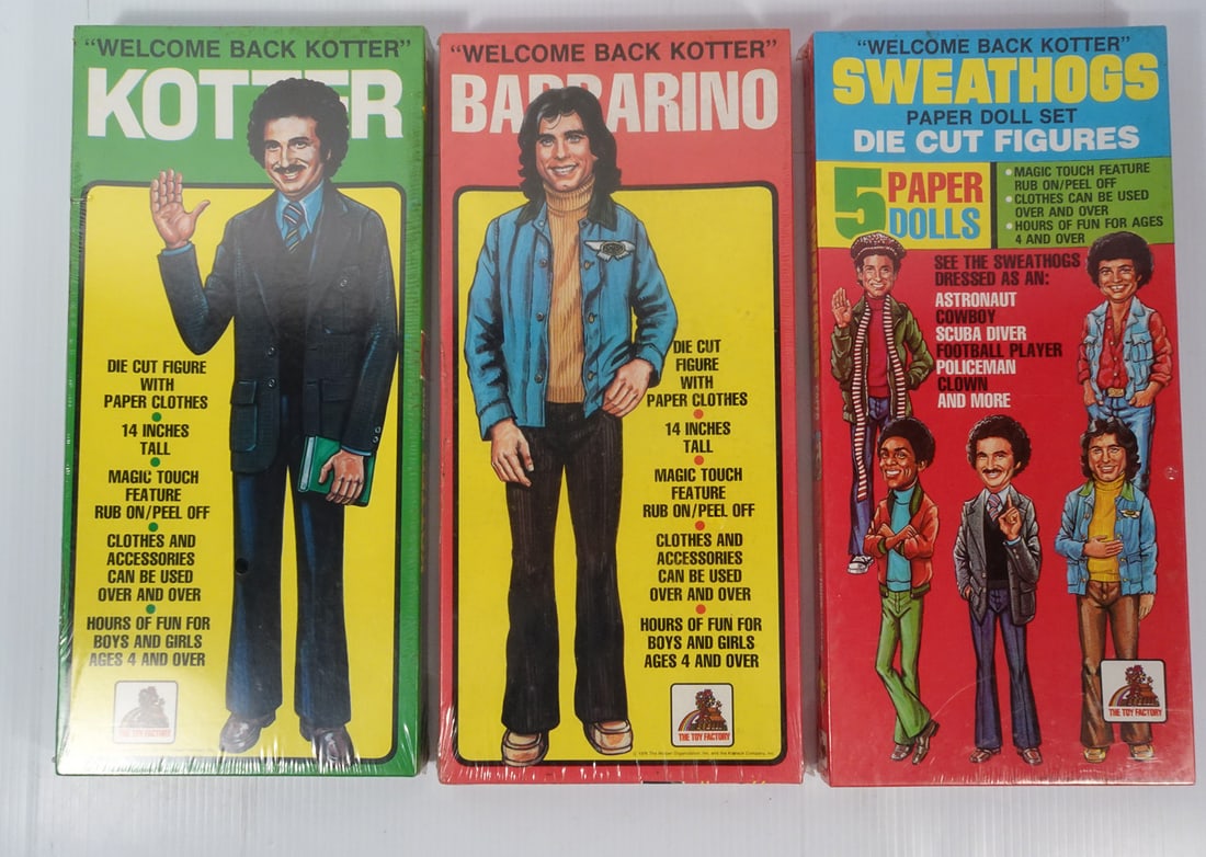 Vintage Welcome Back Kotter Paper Doll Sets (1 of 2)