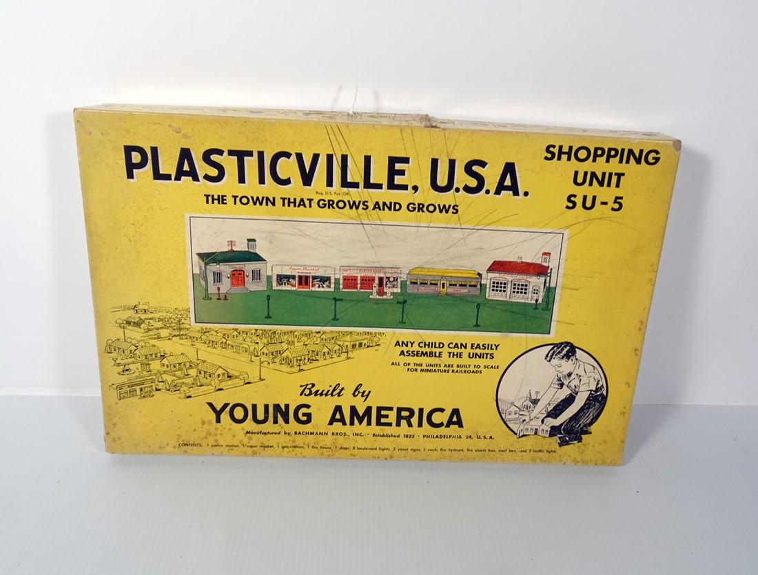 Vintage Plasticville U.S.A. SU-5 Master Unit Set (1 of 2)