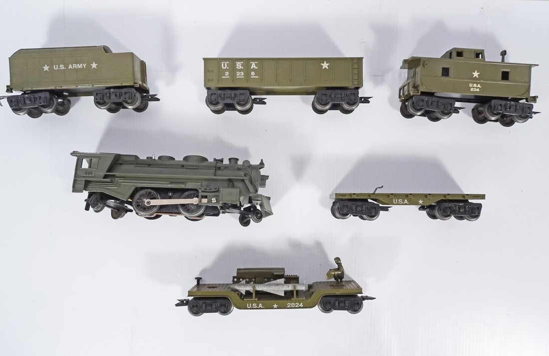 Marx Postwar U.S. Army Train Set (1 of 1)