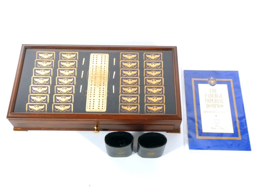 Franklin Mint/House of Faberge Imperial Dominoes Set (1 of 2)