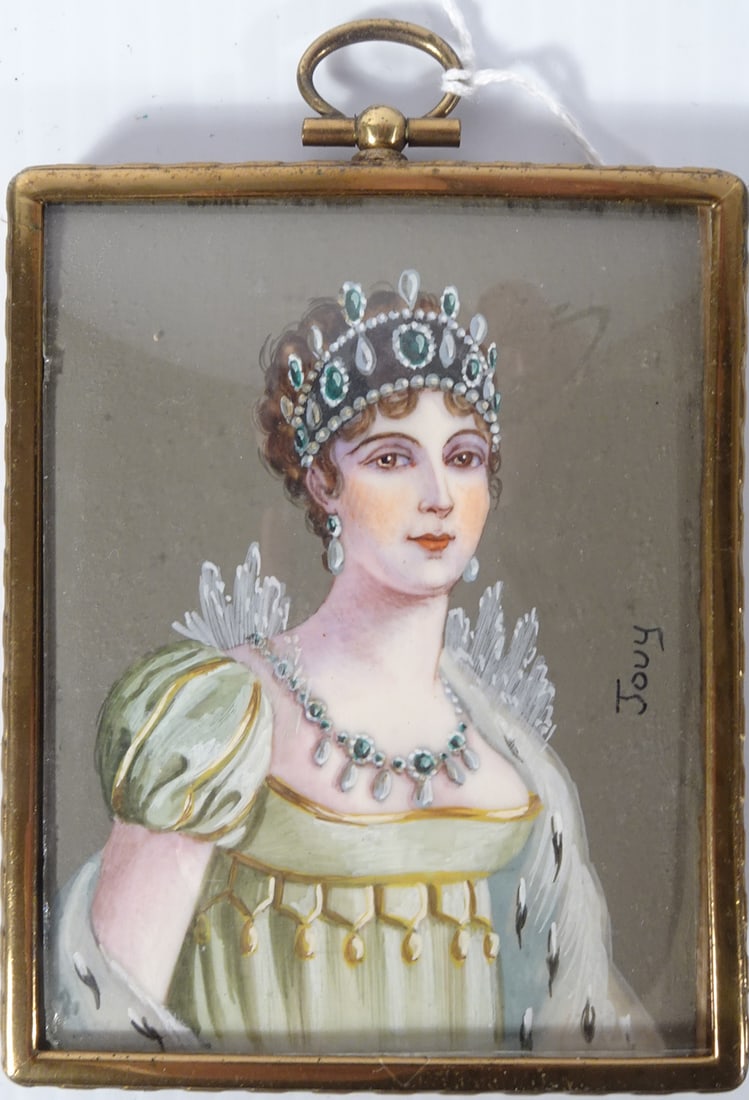Continental Miniature Portrait Painting of Josephine (1 of 1)