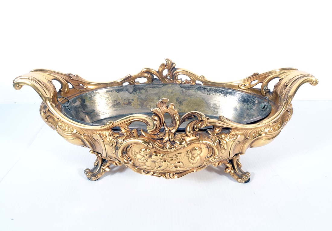 Charles Clement Perron Bronze Center Bowl (1 of 2)