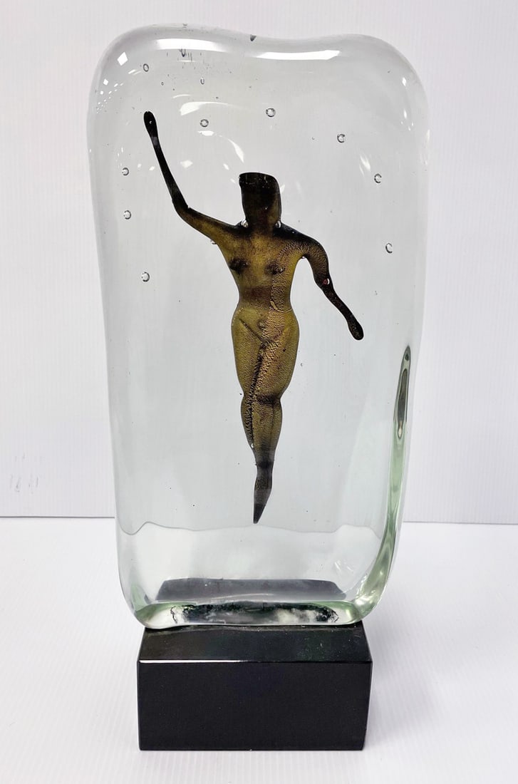 Alfredo Barbini Italian Murano Glass Sculpture (1 of 2)