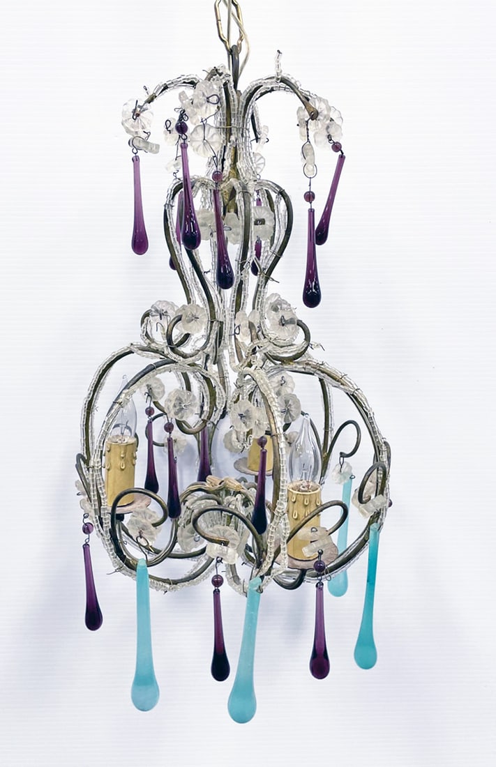 Venetian Glass Hall Chandelier (1 of 1)