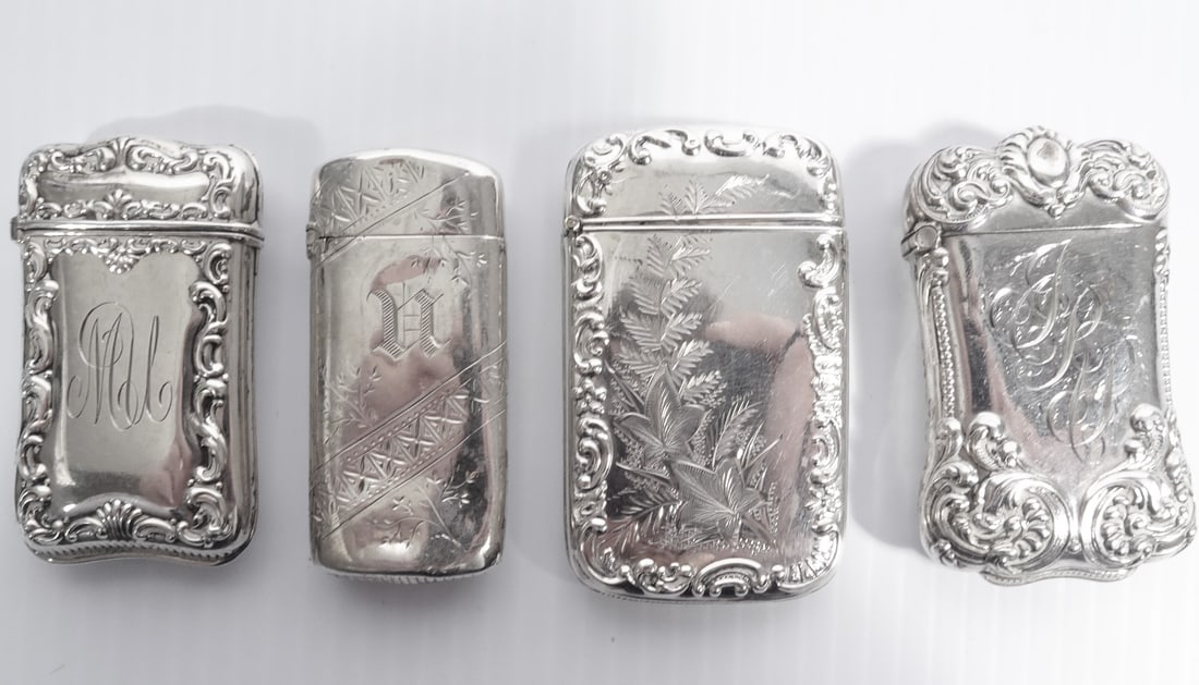 American Silver Vesta Case/Match Safe Grouping (1 of 2)