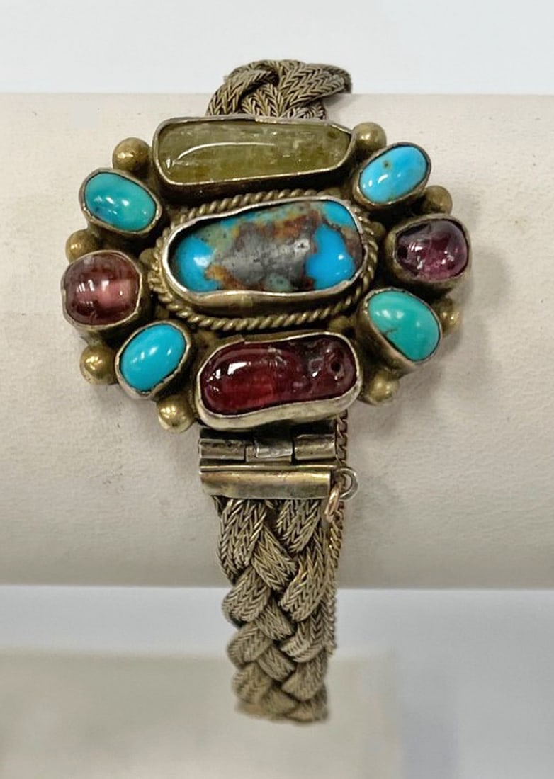 Sterling Multi Stone Bracelet (1 of 2)