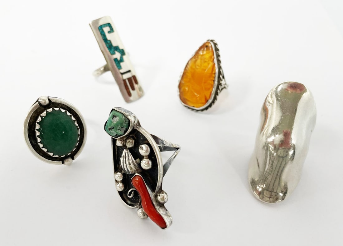 Five Sterling Rings (1 of 1)