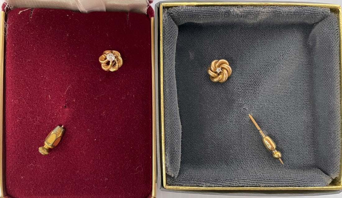 Two 14K Gold Stick Pins (1 of 3)