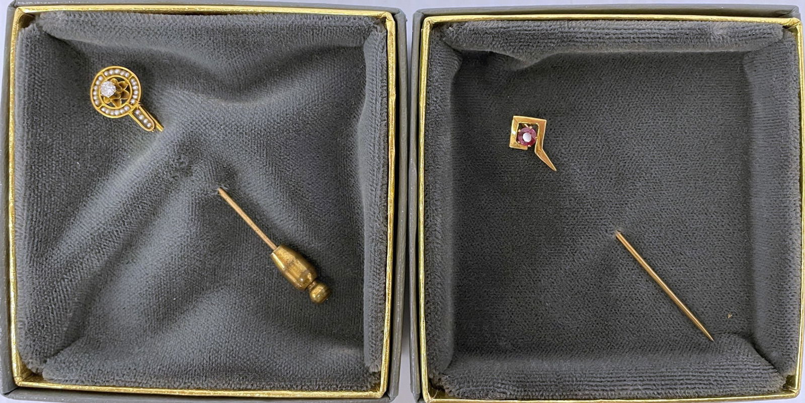 Two 14K Gold Stick Pins (1 of 3)