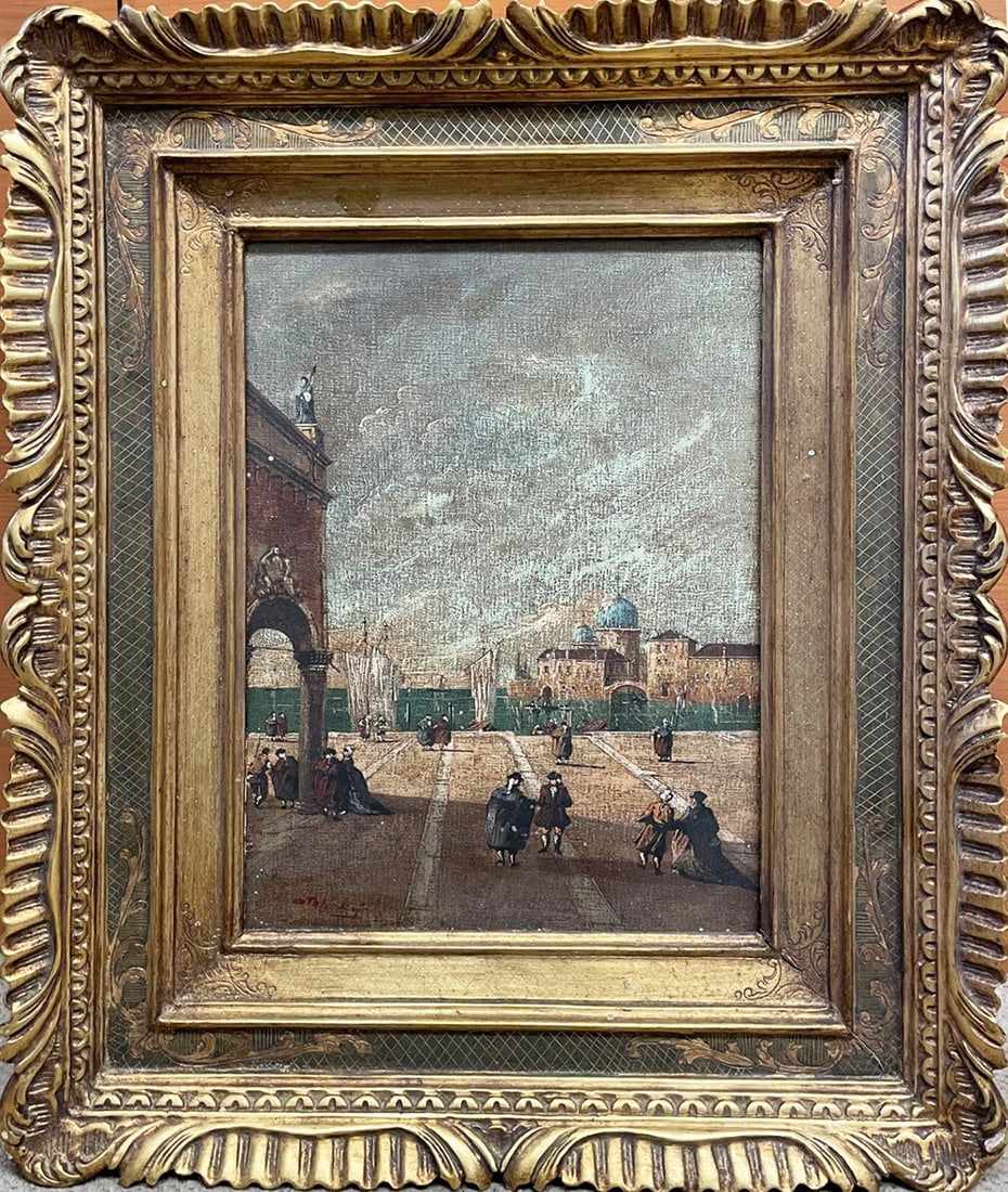 Continental Italian School Oil on Canvas (1 of 3)